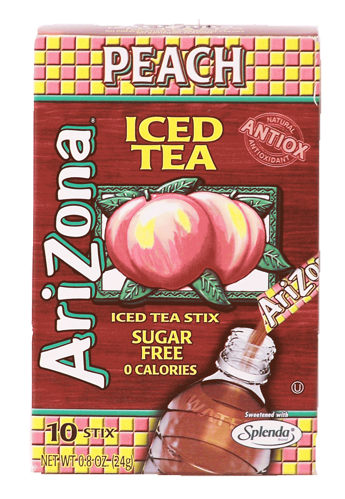 Arizona  peach iced tea stix, sugar free Full-Size Picture